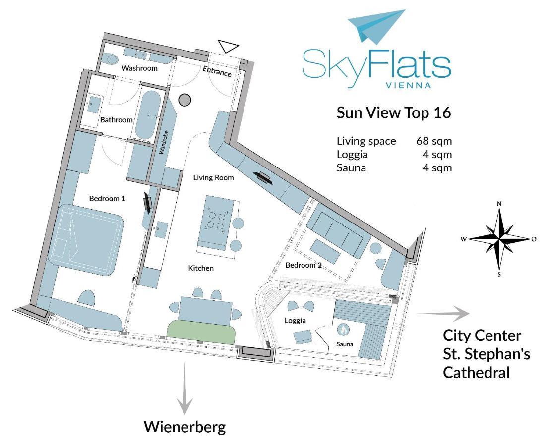 Skyflats Vienna - Rooftop Apartments Eksteriør billede